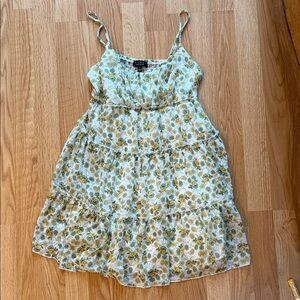 Floral Kids Dress with Adjustable Straps